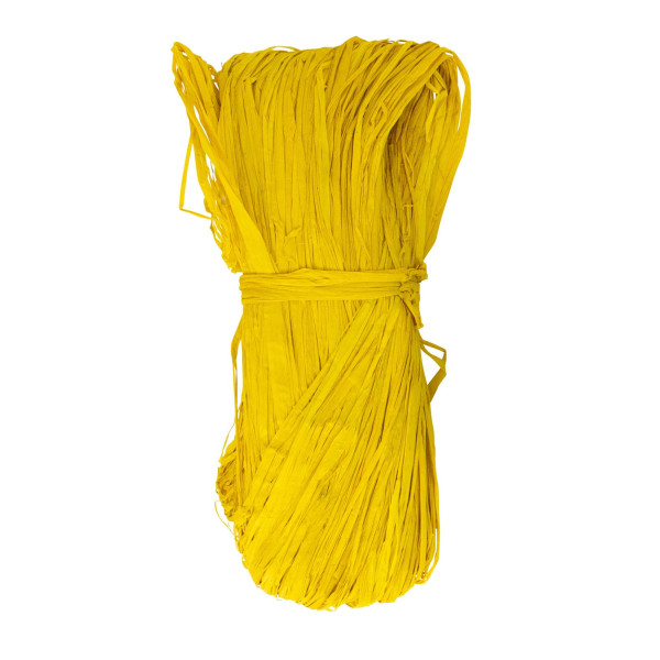 Pelote de raphia - Jaune - 50g - CTOP