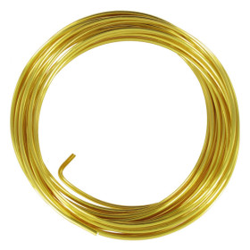 Fil aluminium - Doré - 2 M - Ctop