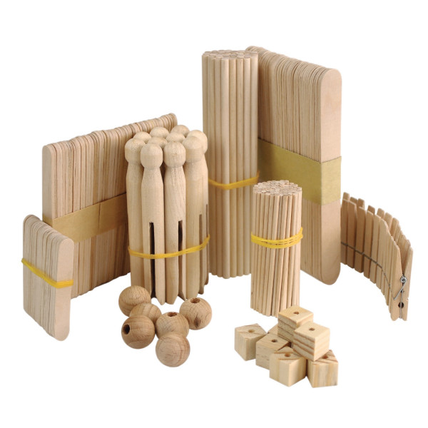 Kit de construction et maquette - Bois - A personnaliser - 450 pièces - Ctop