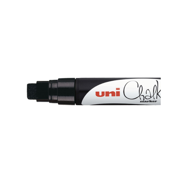 Marqueur - Craie - Noir - Pointe large - 15mm - Chalk - Uni-Ball - PWE-17K