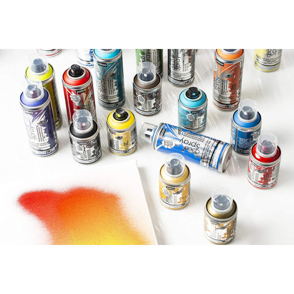 Bombe de peinture acrylique - Argent chrome - Tous supports - Pébéo - Decospray - 200ml