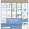 Carnet de coloriage Wild 6 Avenue Mandarine pages imprimées