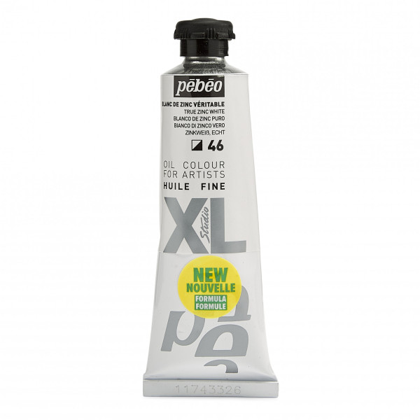 Tube de peinture à l'huile - Fine - Blanc de Zinc véritable - 37ml - Pébéo