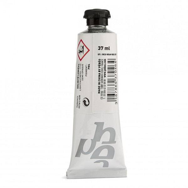 Tube de peinture à l'huile - Fine - Blanc de Zinc véritable - 37ml - Pébéo