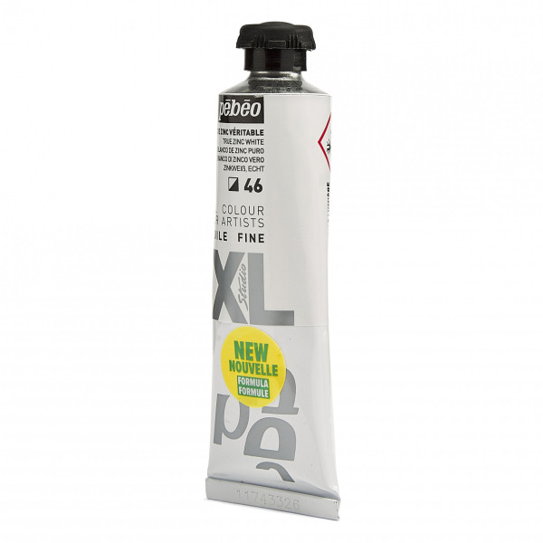 Tube de peinture à l'huile - Fine - Blanc de Zinc véritable - 37ml - Pébéo