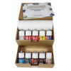 Peinture à effet marbré - Pébéo - Marbling - Coffret complet - 10 couleurs et accessoires