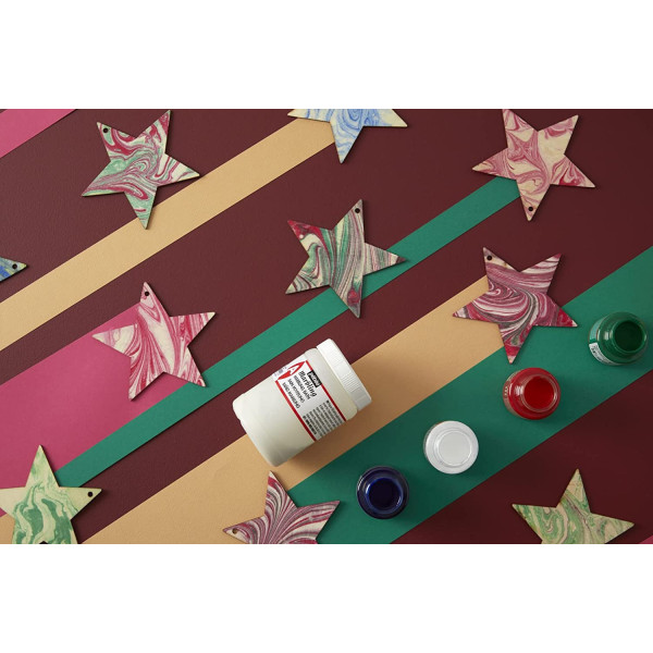 Peinture à effet marbré - Pébéo - Marbling - Coffret complet - 10 couleurs et accessoires