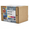 Peinture pour soie - Pébéo - Setasilk - Coffret de 10 flacons de 45ml