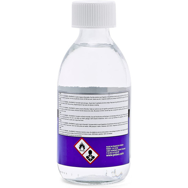 Essence minérale - Sans odeur - Peinture à l'huile - Pébéo - Flacon de 200ml
