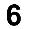 Bougie anniversaire chiffre 6