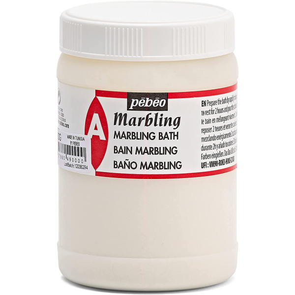 Produit pour réaliser des marbrures - Pébéo - Marbling bain - Pot de 200g