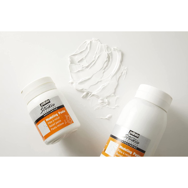 Pâte à relief - Modeling paste - Peinture acrylique - Pébéo - Pot 500ml