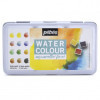 Peinture aquarelle - Fine - Coffret métal de 12 demi-godets - Pébéo