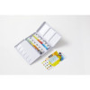 Peinture aquarelle - Fine - Coffret métal de 12 demi-godets - Pébéo