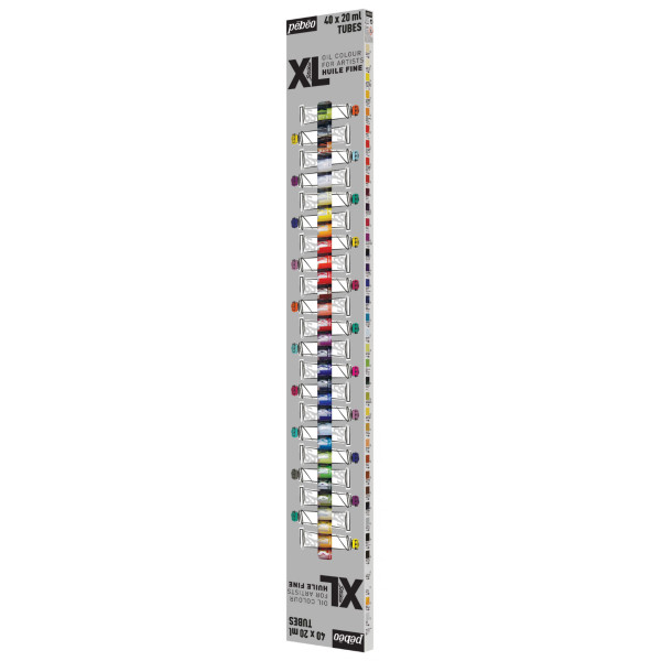 Peinture à l'huile - Fine - Pébéo XL Fine - Coffret de 40 tubes de 20ml