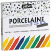 photo-Feutres porcelaine - Pébéo - Porcelaine 150 - Pochette de 9 couleurs