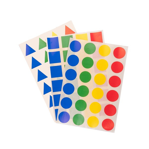 photo-Gommettes - Formes géométriques - 72 stickers - Repositionnable - Cléopâtre
