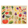 photo-Gommettes - Fruits et légumes - Pour enfant - 120 stickers - Repositionnable - Cléopâtre
