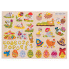 Gommettes - Lapin - Poule - Pâques - Pour enfant - 120 stickers - Repositionnable - Cléopâtre