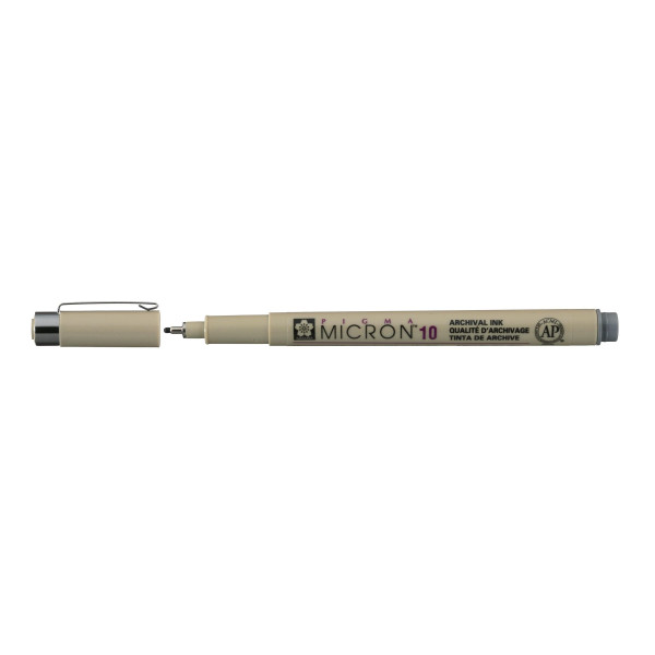 photo-Feutre Pigma Micron 10 Sakura pointe fine 0.60mm gris froid