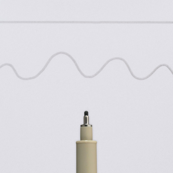 Feutre Pigma Micron 10 Sakura pointe fine 0.60mm gris froid clair