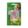 Bougie anniversaire nombre 70