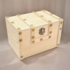Coffre de pirate - Bois - Petit modèle - 15x10x15,5cm - A décorer et personnaliser