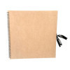 photo - Album à personnaliser - 30x30cm - Couverture rigide kraft - Spirales - 80 pages