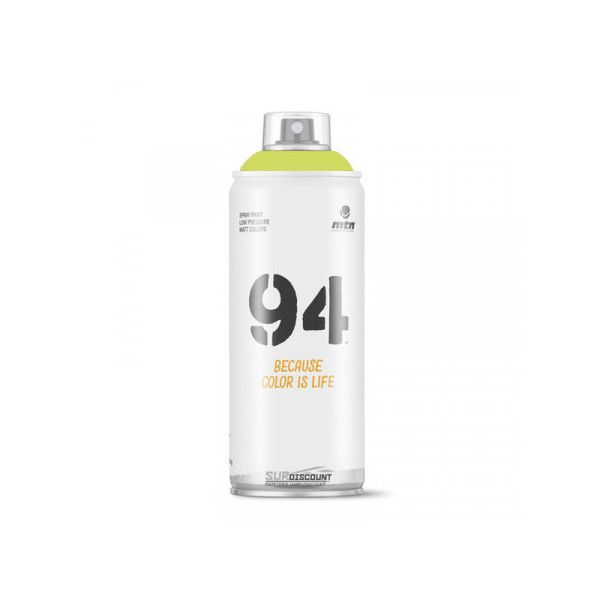Bombe de peinture MTN 94 - jaune fluorescent | Artmania