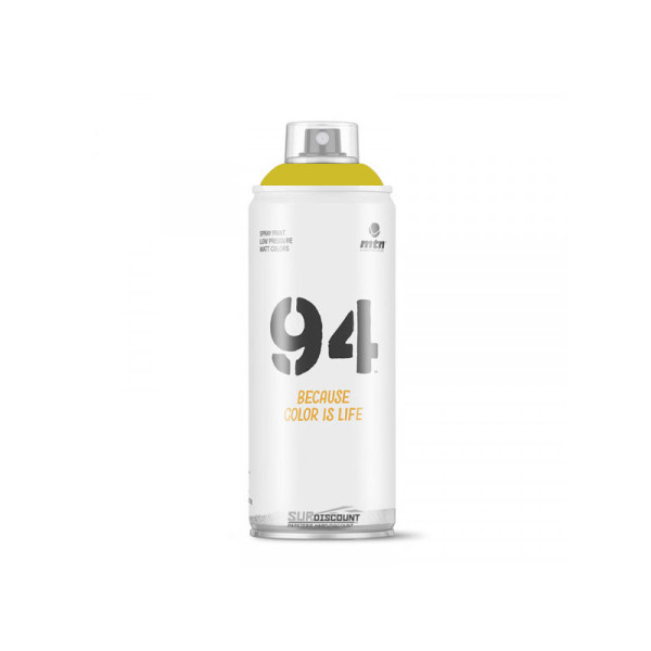 Bombe de peinture MTN 94 - jaune éther | Artmania