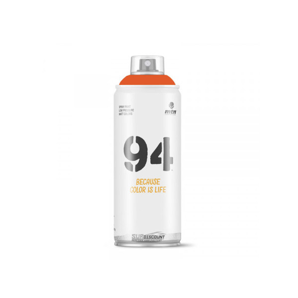 Bombe de peinture MTN 94 - orange lave | Artmania