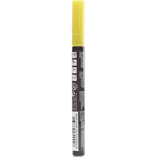 Marqueur - Indélébile - Permanent - Jaune - Pointe ronde - 2mm - Pébéo
