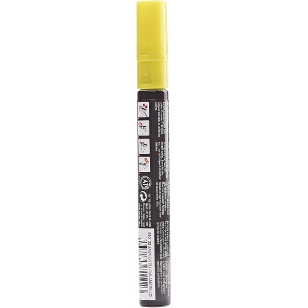 Marqueur - Indélébile - Permanent - Jaune - Pointe ronde - 4mm - Pébéo