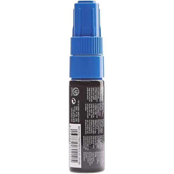 Marqueur - Indélébile - Permanent - Bleu foncé - Pointe biseautée - 8mm - Pébéo