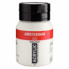 Pot peinture acrylique 500ml Amsterdam blanc de titane