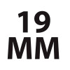 Boîte de 12 pinces à clip 19mm en métal - Apli