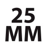 Boîte de 12 pinces à clip 25mm en métal - Apli