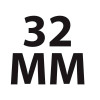 Boîte de 12 pinces à clip 32mm en métal - Apli