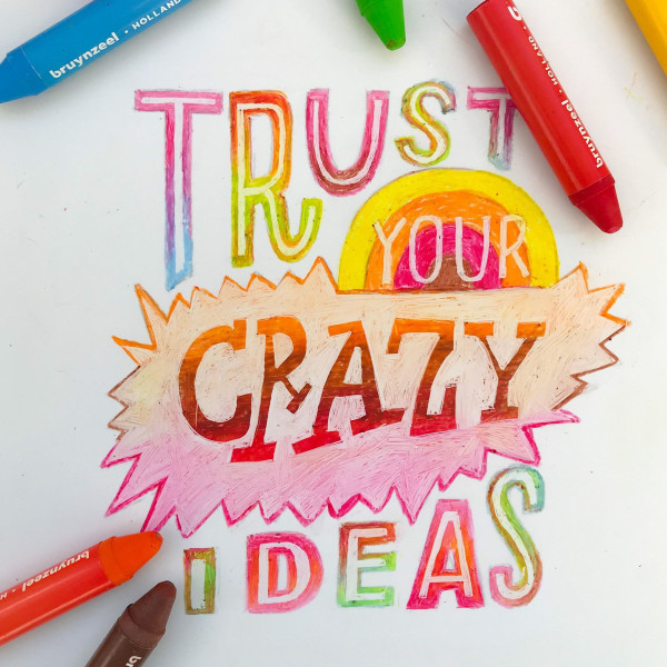 Etui de 8 crayons à la cire de couleurs pour enfant Bruynzeel