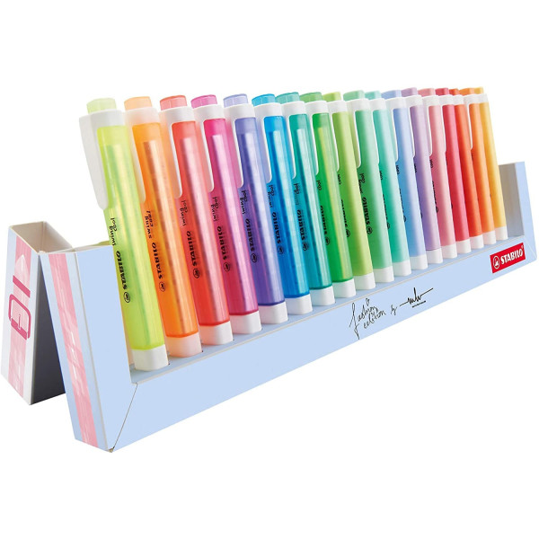Etui de 18 surligneurs STABILO Swing cool - assortiment couleurs