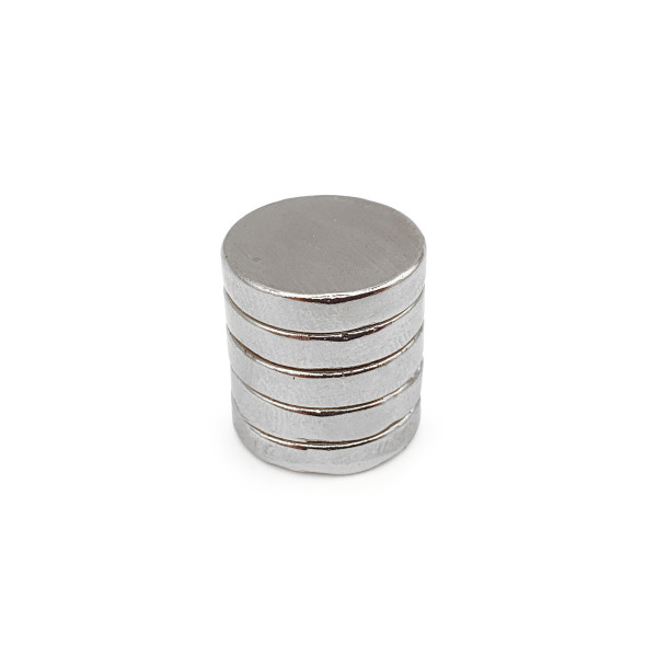 photo - Aimants forts - Métal - 1,4 cm diamètre - 5 pièces - Loisirs créatifs - CTOP
