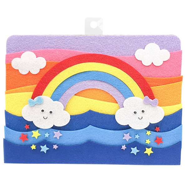 photo - Kit de feutrine - Arc-en-ciel - Loisirs créatifs - Enfant - Dès 3 ans - CTOP