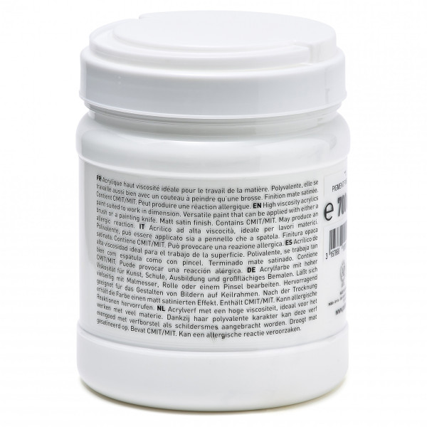 Peinture acrylique - Blanc primaire - Mate-satinée - Pot 700ml - Pébéo Pop Art