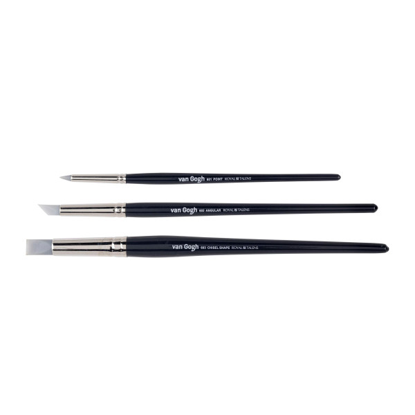 photo-Paint shaper - Silicone souple - 3 tailles différentes - Beaux-arts - Van Gogh