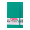 Carnet croquis 13x21cm - 80 feuilles - 140g - vert forêt - Royal Talens