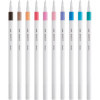 Feutres - Dessin - Ecriture - Coloriage - 10 couleurs pastel - Pointe fine - EMOTT