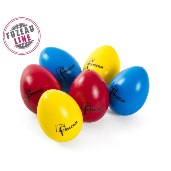 photo - Œufs sonores - Maracas - Instrument de musique - Lot de 3 paires - Enfant