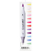 photo - Marqueurs - Feutres à alcool - Double pointe extra fine - Graph'it Brush - 12 couleurs