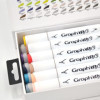 Marqueurs - Feutres à alcool - Double pointe extra fine - Graph'it Brush - 12 couleurs