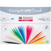 photo - Marqueurs - Feutres à alcool - Double pointe - Graph'it - Coffret de 36 couleurs